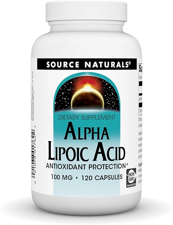 SOURCE NATURALS ALPHA LIPOIC ACID 100MG CAP 120C