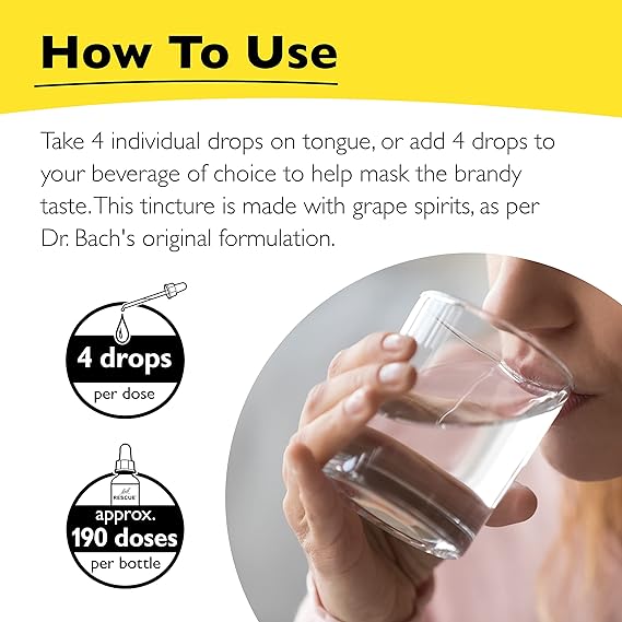 Bach Rescue Remedy Natural Stress Relief Liquid