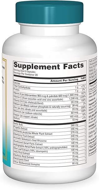 SOURCE NATURALS WELLNESS FORMULA CAPS 120C