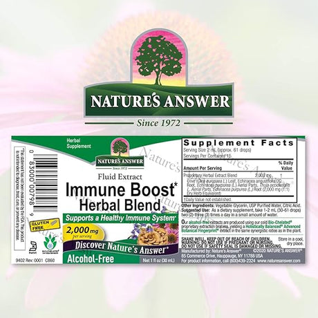 Natures Answer Immune Boost Herbal Blend Alcohol-Free