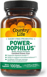 Country Life DAIRY FREE POWER-DOPHILUS 100 Vegicaps