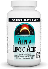 SOURCE NATURALS ALPHA LIPOIC ACID 300MG T/R 60