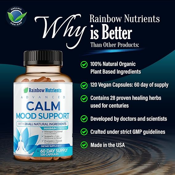 CALM MOOD & STRESS CAPSULES 120 CT