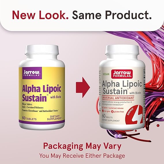 Jarrow formulas Alpha Lipoic Acid With Biotin Sustained Release