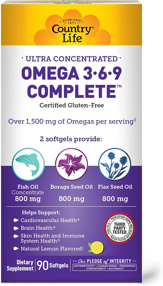 Country Life ULTRA OMEGA 3.6.9 COMPLETE 90 Softgel
