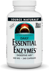 SOURCE NATURALSESSENTIAL ENZYMES 500MG 240C