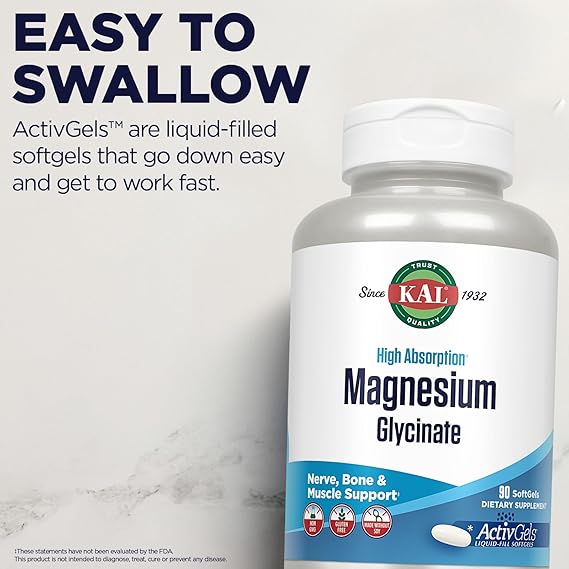 Kal Magnesium Glycinate AG HA 90CT  Softgel