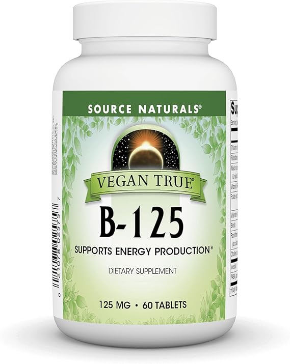 SOURCE NATURALS B-125 60 TABLETS
