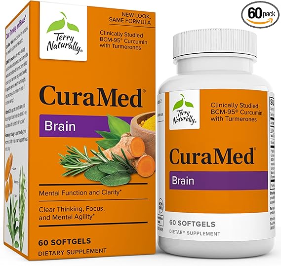 Terry Naturally CuraMed Brain 60 Softgels