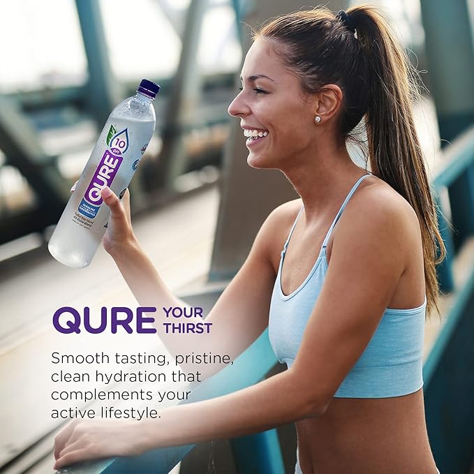 QURE WATER Alkaline Water 24/.5 LTR
