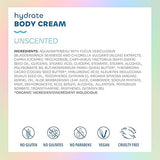 SEAWEED BATH CO. HYDRATE BODY CREAM UNSCENTED 6 FL OZ