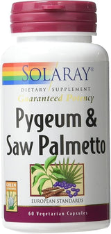 Solaray Vital Extracts Saw Palmetto & Pygeum 60CT  Veg Capsule