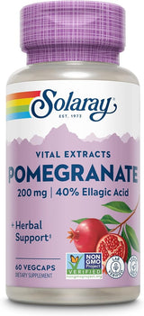 Solaray Vital Extracts Pomegranate 60CT 200MG Veg Capsule