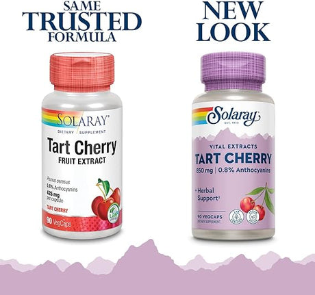 Solaray Vital Extracts Tart Cherry 850 mg / 0.8% Anthocyanins