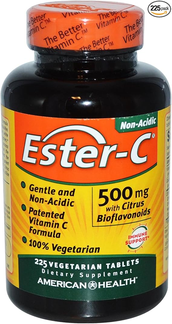Solgar Ester-C®  500 mg with Citrus Bioflavonoids Vegetarian Tablets 225tablet