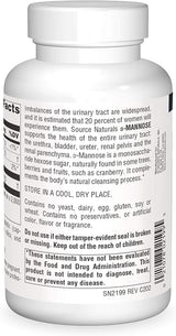 SOURCE NATURALS D-MANNOSE 500MG CAP 60C