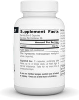 SOURCE NATURALSCHARCOAL 260MG CAPS 100C