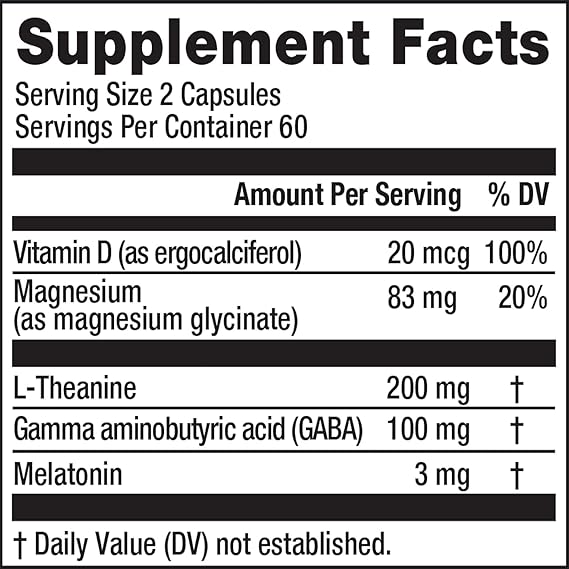 CALM SLEEP CAPSULES 120CT