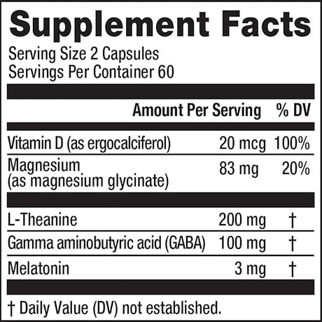 CALM SLEEP CAPSULES 120CT