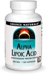 SOURCE NATURALS ALPHA LIPOIC ACID 300MG CAP 120C
