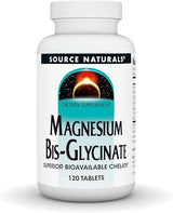 SOURCE NATURALS MAGNESIUM BIS-GLYCINATE 120T