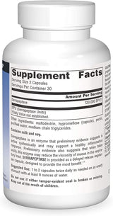 SOURCE NATURALS SERRAPEPTASE VEGICAP 60VC