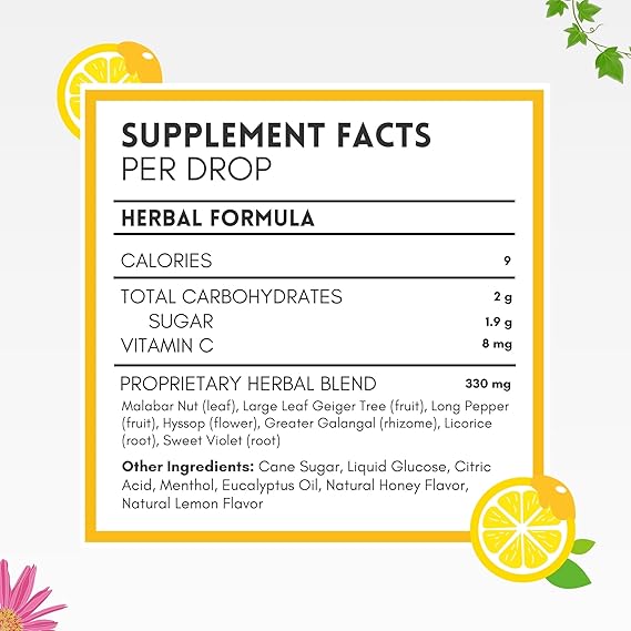 HERBION COUGH DROPS HONEY LEMON 25 LOZENGE