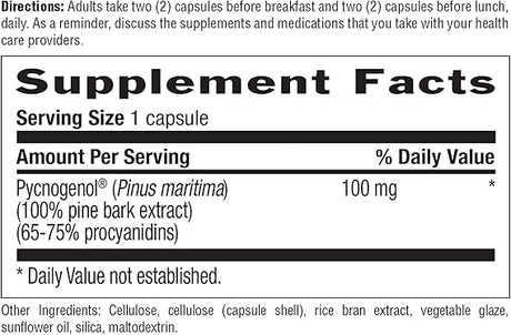Country Life PYCNOGENOL 100MG 30 Vegicaps