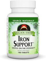 SOURCE NATURALS VEGAN TRUE IRON SUPPORT 180T
