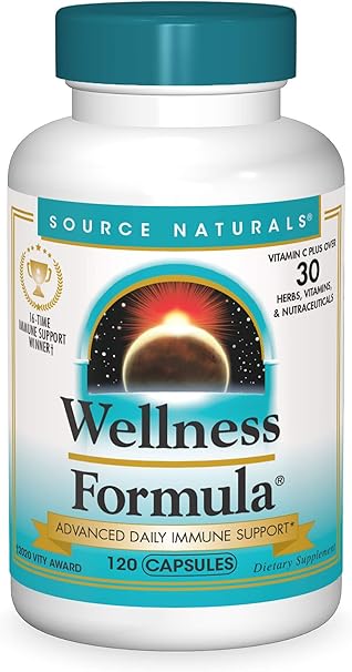 SOURCE NATURALS WELLNESS FORMULA CAPS 120C