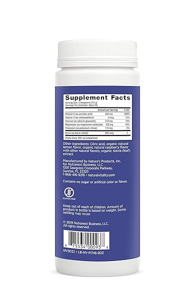 CALM PLUS CALCIUM RASP/LEM  8OZ