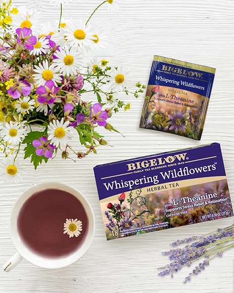 寒山拾得 香合 VIVANT Whispering Wildflowers Herbal Tea with L-Theanine – Williams