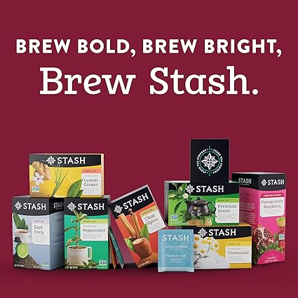 STASH TEA Spice Dragon Red Chai Tea Caffeine Free 18 BAG