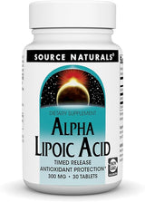 SOURCE NATURALS ALPHA LIPOIC ACID 600MG CAP 30