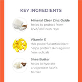 DERMA E.SUN DEFENSE CLEAR ZINC SPF30 BODY 4OZ