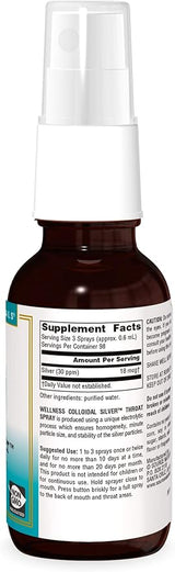 SOURCE NATURALS WELLNESS COLLOIDAL SILVER NASAL SPRAY 2 OZ