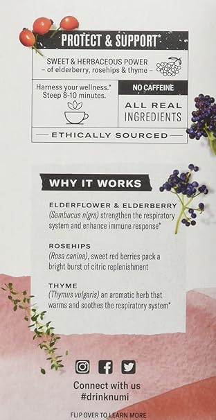 NUMI TEAS Immune Support Tea 16 BAG