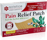 SOLSTICE MEDICINE COMPANYPAIN RELIEF PATCH 6 PATCHES