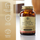 Solgar Vegan Vitamin D3 25 mcg (1000 IU) Softgels  120softgel