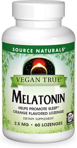 SOURCE NATURALS VEGAN TRUE MELATONIN 3 MG 60 VEGAN CAPS