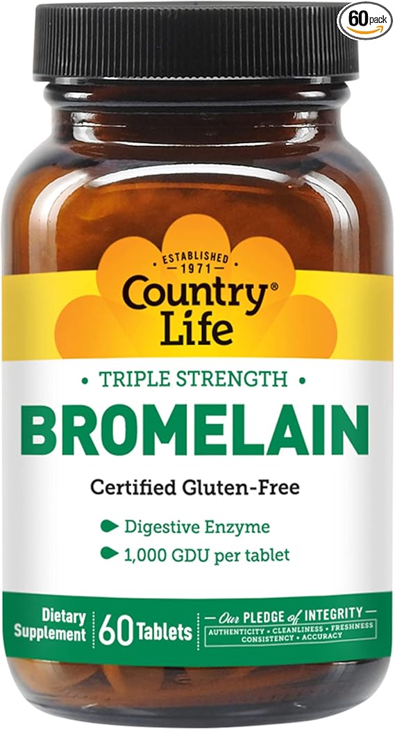 Country Life BROMELAIN 500MG 60 Tablet