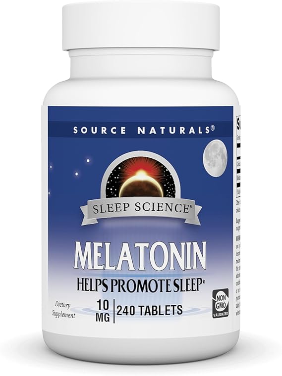 SOURCE NATURALS SLEEP SCIENCE MELATONIN 10MG TAB 240T