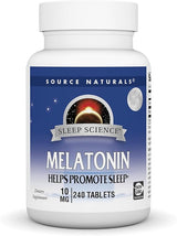 SOURCE NATURALS SLEEP SCIENCE MELATONIN 10MG TAB 240T