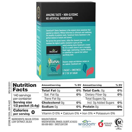 SWEET LEAF Stevia Sweetener 35 CT