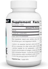 SOURCE NATURALS L-LYSINE TAB 1000MG 100T