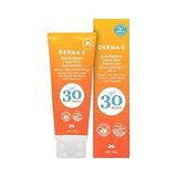 DERMA E.SUN DEFENSE CLEAR ZINC SPF30 BODY 4OZ