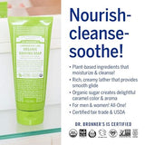 DR. BRONNER'S ORGANIC SHAVING SOAP LEMONGRASS LIME 7 FLOZ