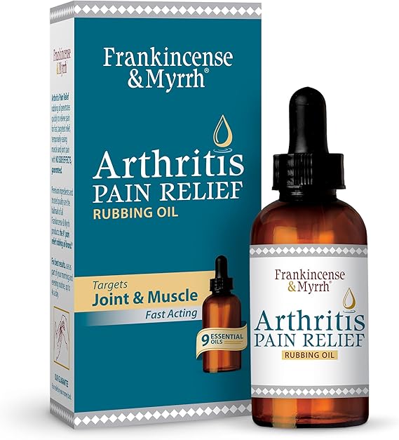 FRANKINCENSE & MYRRH ARTHIRITUS PAIN RELIEF RUBBING OIL 2OZ