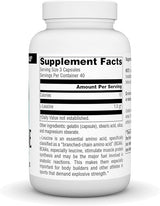 SOURCE NATURALS L-LEUCINE 500MG CAPS 120C