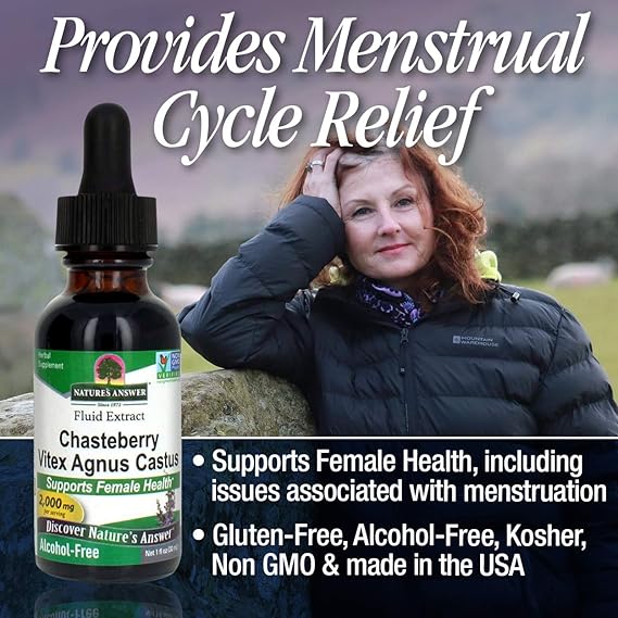 Chasteberry Vitex Agnus Castus Alcohol-Free